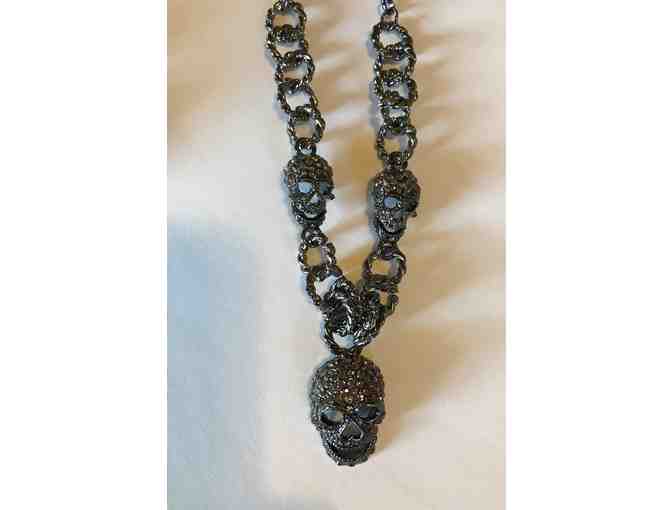 'Day of the Dead' necklace, bracelet and earrings