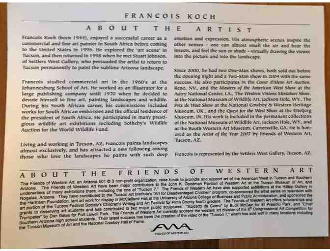 Signed LE Print of 'Spring Runoff' by Francois Koch