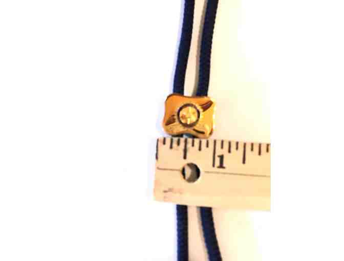 Rotary Bolo Tie with Gold Rotary wheel