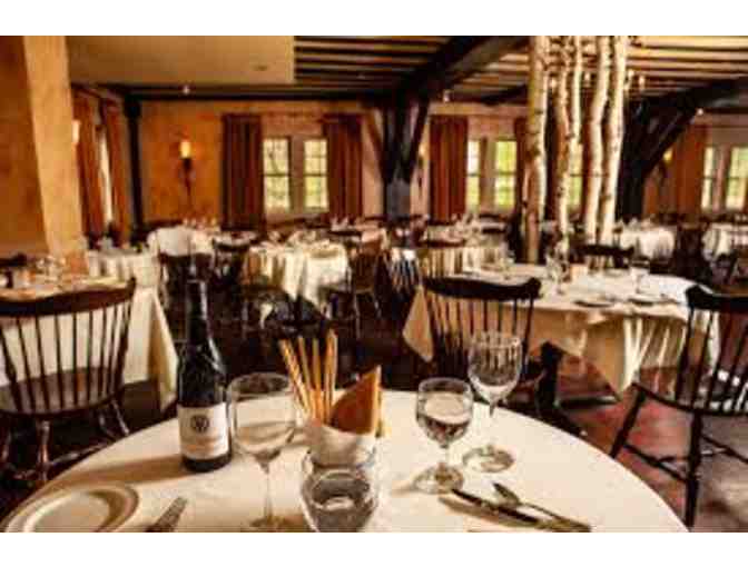 $100 at Old Mill Restaurant in Egremont