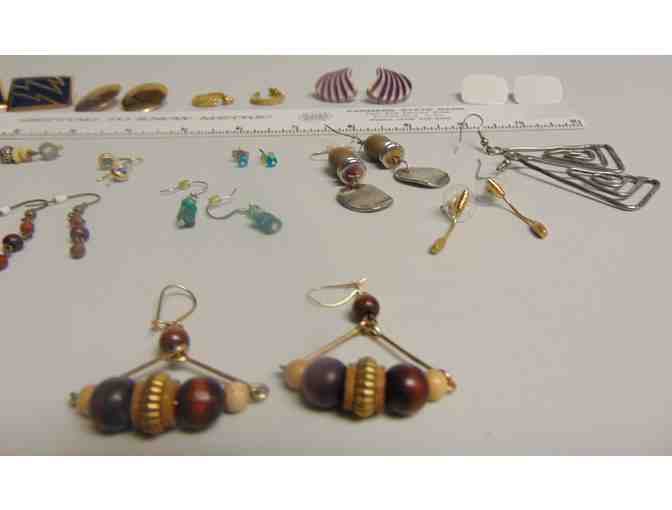 15 Pair Vintage Pierced Earrings