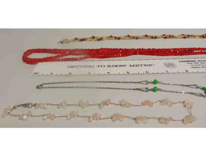 Vintage pins/Ring/and 9 Vintage Necklaces