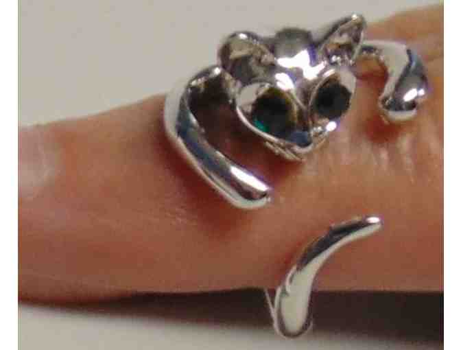 KIS Symbology Icon bangle bracelet/Cat earrings and cute cat ring