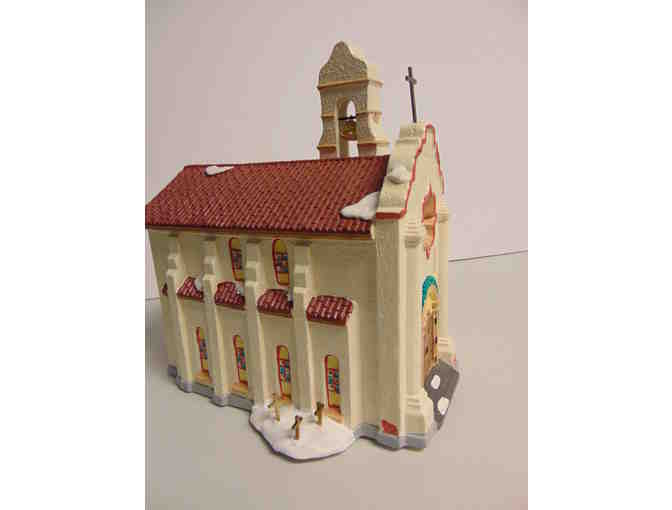 Lighted Dept. 56 Snow Village Collectible- 'Spanish Mission Church'