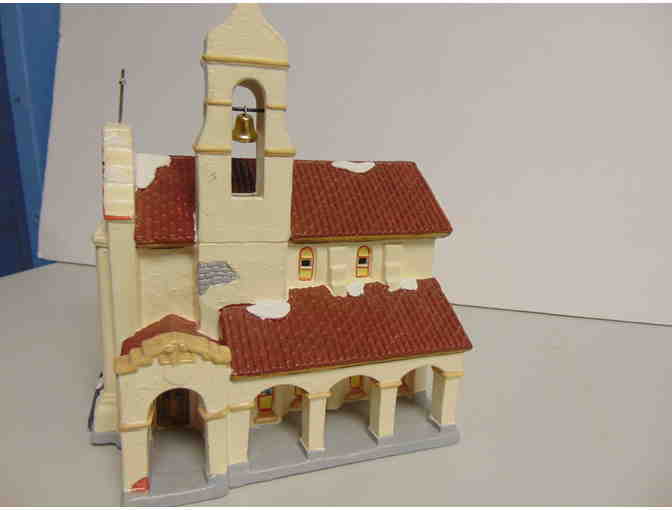 Lighted Dept. 56 Snow Village Collectible- 'Spanish Mission Church'