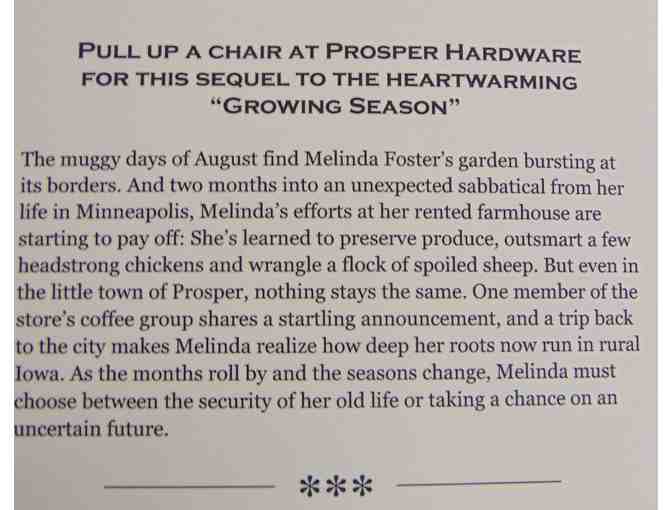 Two New Books by Iowa Author and Rustic Hollow Supporter