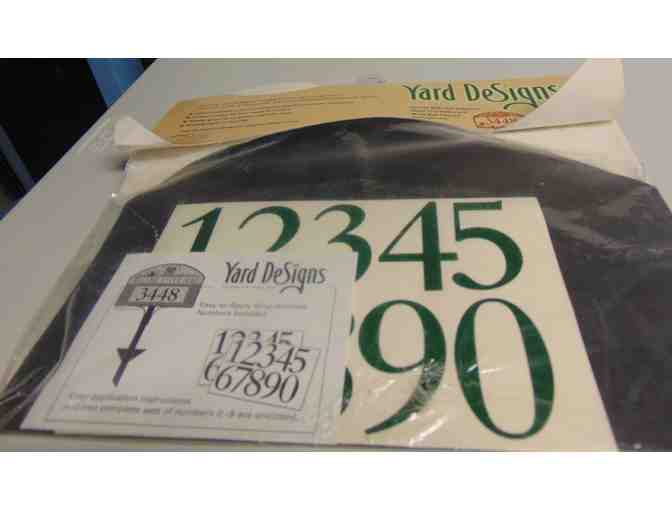 Magnetic Yard Design with Numbers