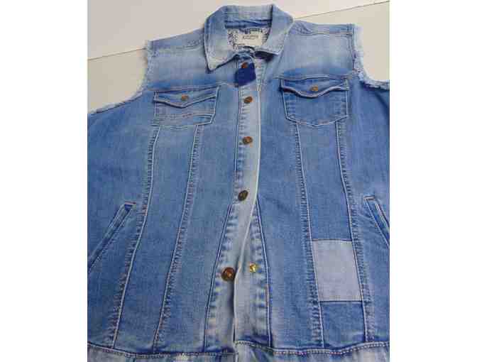 Vintage America XL Denim Jean Vest (Made in India)