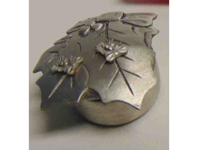 Vintage Pewter Earrings/Pin/Pendant from Germany