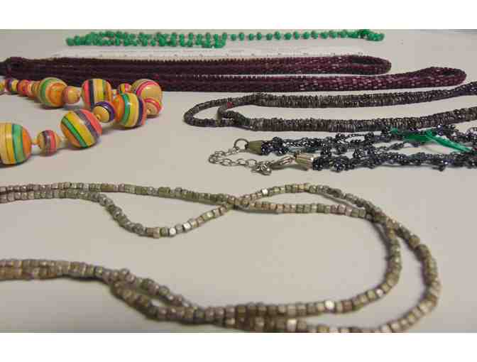 Six Vintage Necklaces