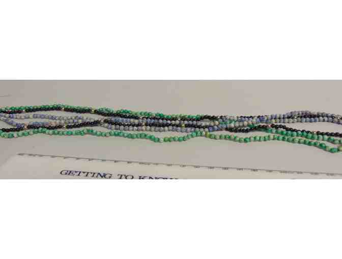 Five Vintage Necklaces Plus 3 long strand beaded necklaces