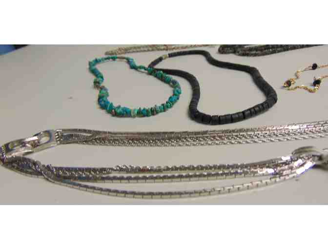 Seven Vintage Costume Jewelry Necklaces