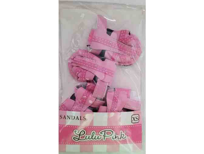 Lulu Pink Doggy Sandals