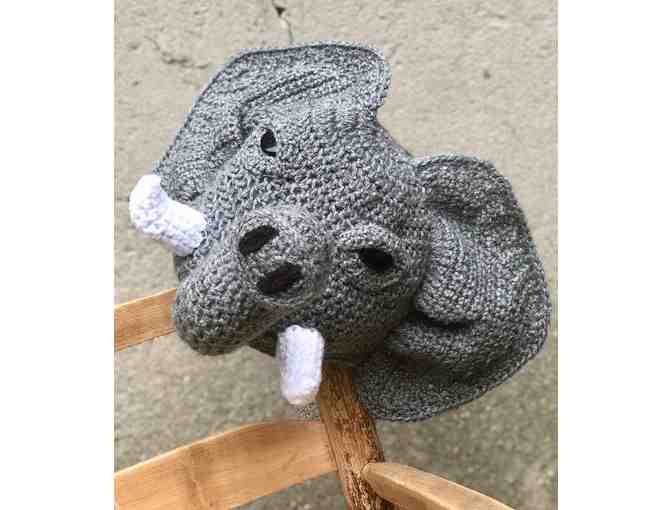 Hand Crafted Crochet Elephant Beanie