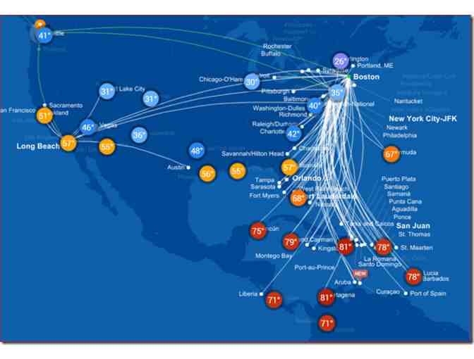 2 Round Trip Air Tickets on JetBlue!