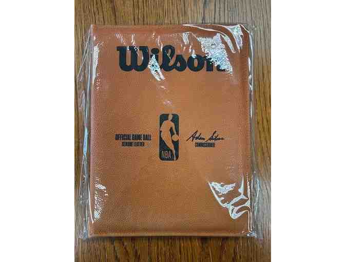 NBA Products - Wilson Emirates NBA Cup Ball, Hats, Shirts and Leather Bound Notebook