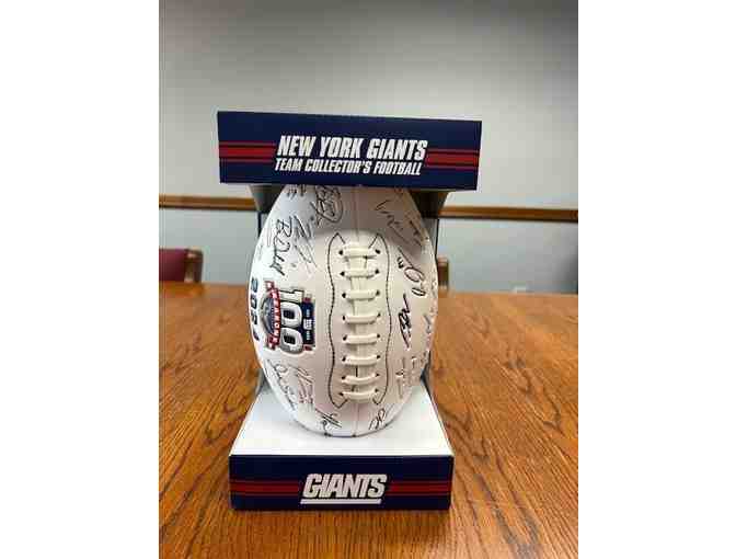 NY Giants Autographed Memorabilia- Signed Eli Manning Helmet and 2024 Team Signed Football