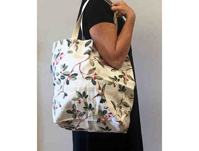 Hummingbird Tote Bag - Handmade & Reversible!