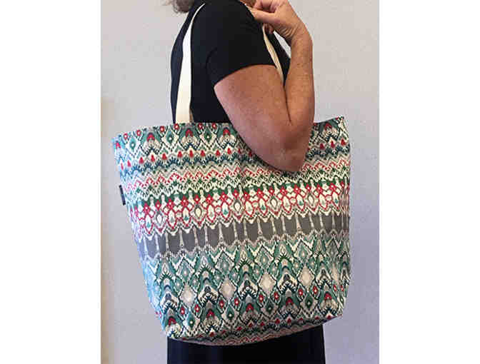 Batik Motif Tote Bag - Handmade & Reversible!