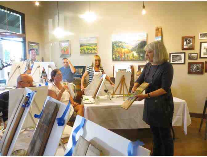 'Dancing Winter Vines' by Dana Hawley, Limited Edition Giclee Print in Frame