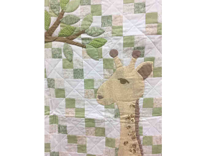 Handmade Giraffe Quilt