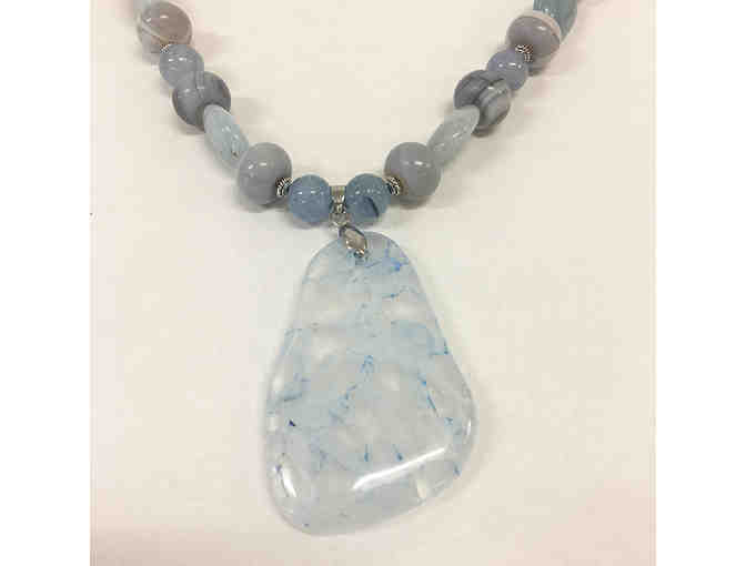 Mixed Gemstone Bead Necklace by Carol Schwartz