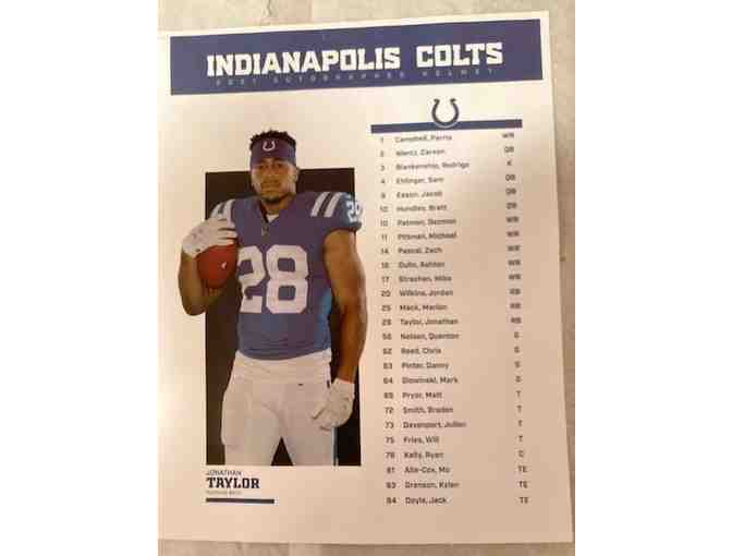 Colts Replica Autographed Helmet