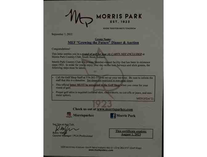 Morris Park Country Club Golfing for Four w/o cart
