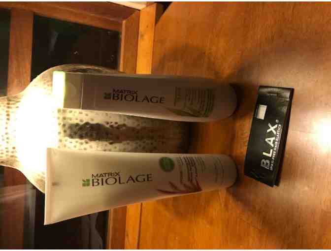 LISA SALON * Awesome Hair Products from Matrix Biolage *Shampoo, Conditioner, Hair Ties