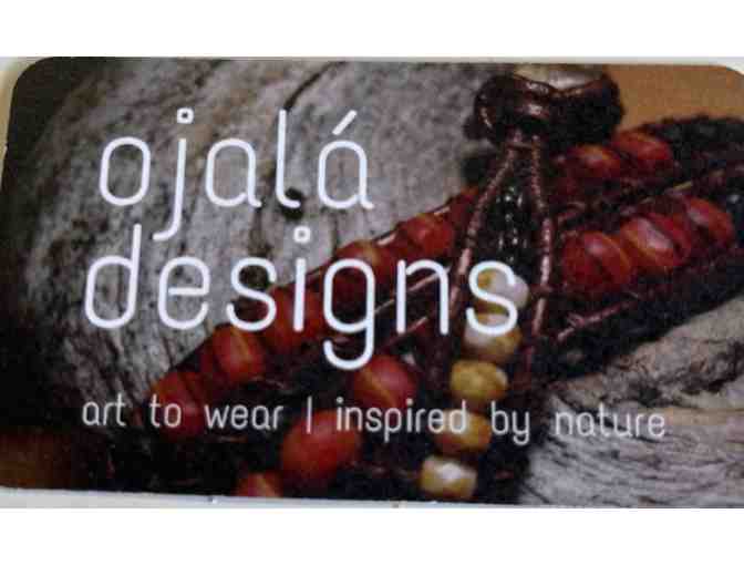Earrings from Ojala Designs *Art to Wear, Inspired by Nature *Silver and Bro