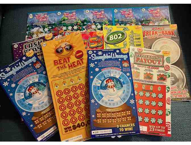 $50 worth of Vermont Lottery scratch tickets *What Will You Do When You Win?