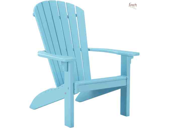 Finch Adirondack Chair in Ocean Blue*Donated by Woodware, Middlebury, VT - Photo 1