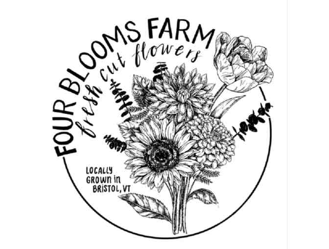 $50 off a beautiful 2025 Bouquet CSA from Four Blooms Farm in Bristol, VT - Photo 1