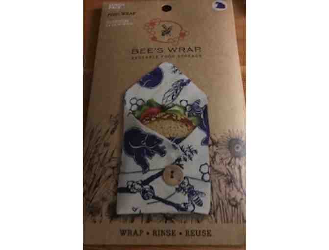 Bee's Wrap Lunch Pack *Bees and Bears Print *Natural Alternative to Plastic Wrap - Photo 2