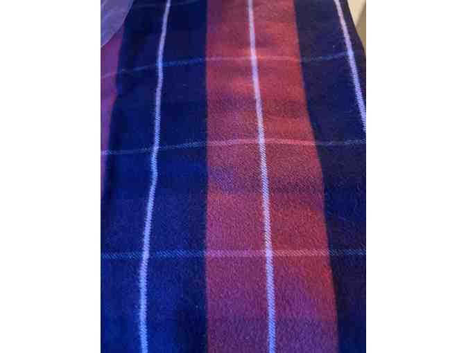 Women Flannel Sleep Pants from Garnet Hill *Size M *Blue and Red Plaid - Photo 2