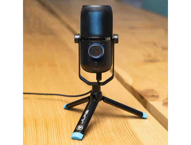 JLab Bundle - JBUDS Work Wireless Over-Ear Headset and Talk USB Microphone