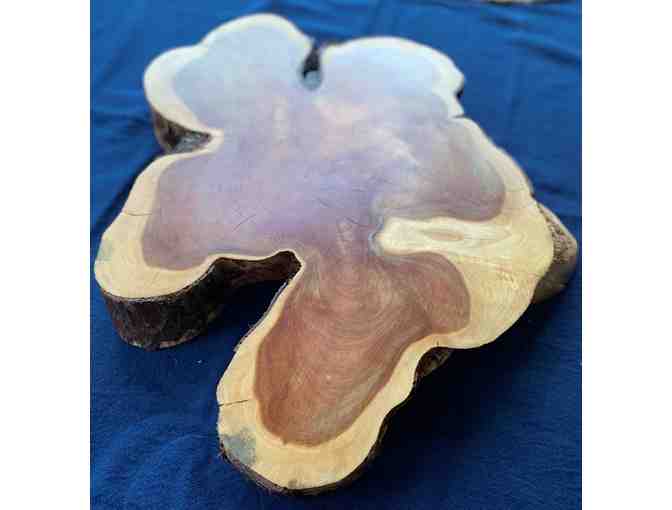 TAST Centerpiece - Large Round Rustic Wood Centerpiece