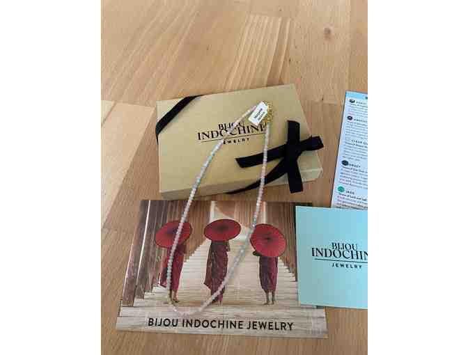 Morganite Necklace and Bracelet Bijou Indochine Jewelry