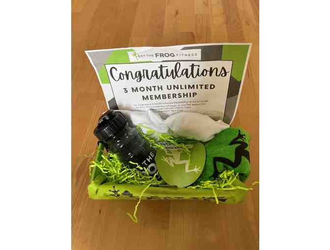 3-month Membership and swag to Eat the Frog Fitness La Costa