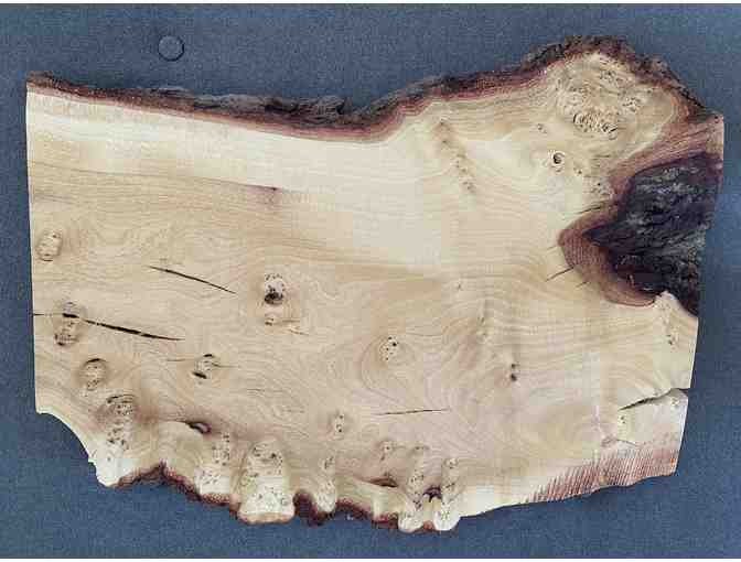 One (1) Custom Rectangular Tamarisk Athel Wood Cheese and Charcuterie Platter