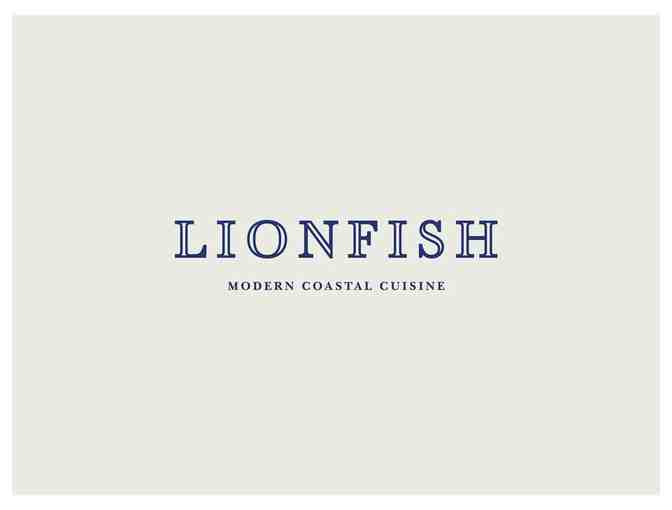 Dinner for Four (4) People at Lionfish Up to $500