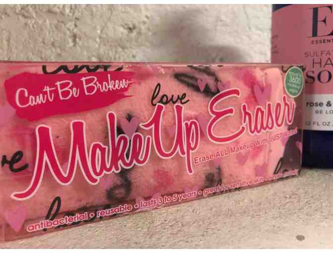 Beauty Bundle - Liquid Hand Soap, Bar Soap, Makeup Eraser, Notebook, & Candle