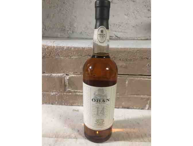 A Bottle of Oban Single Malt Scotch Whiskey