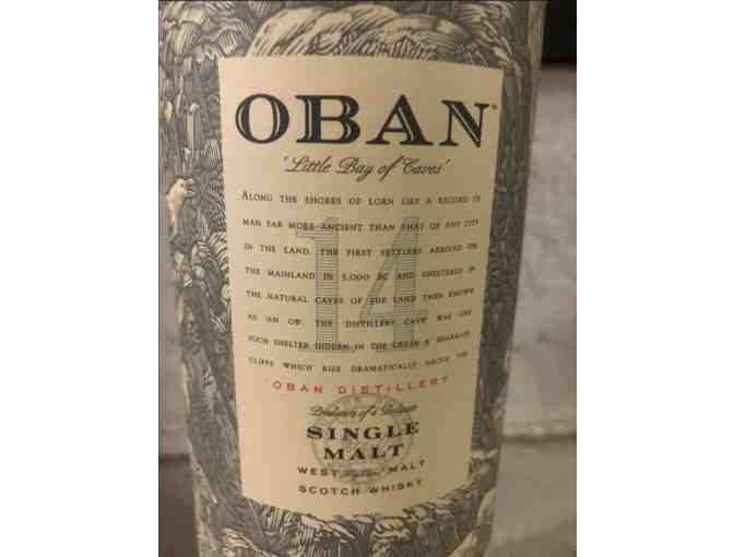 A Bottle of Oban Single Malt Scotch Whiskey