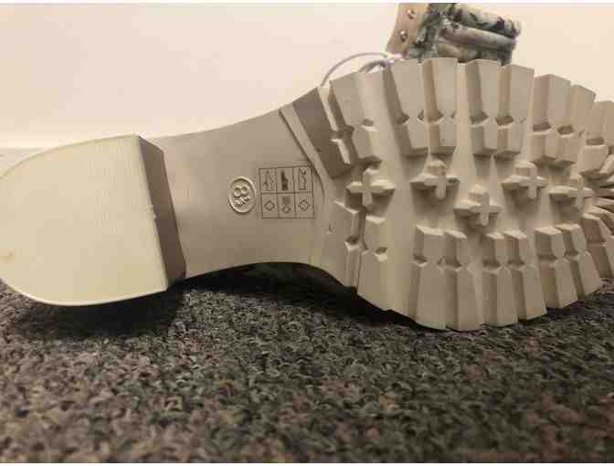 Flower Heeled Boots - Size 8.5