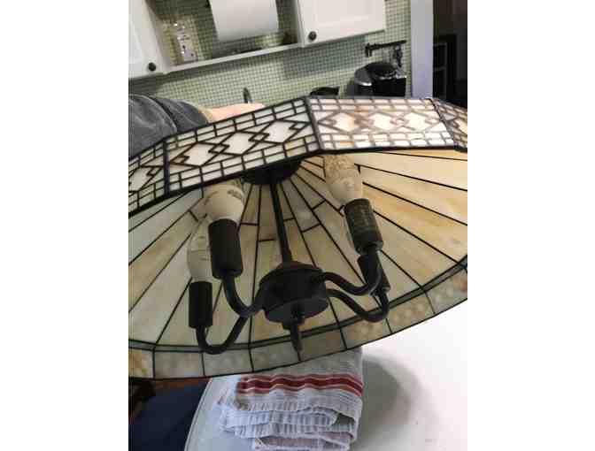 Stained Glass Kitchen Light Fxture