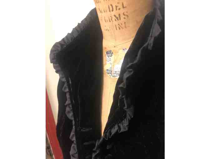 Crushed Velvet Evening Jacket - Size 8