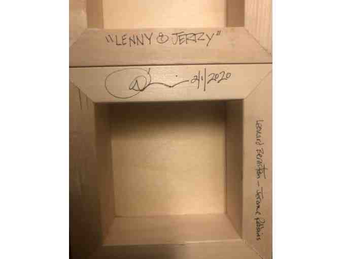 A Watercolor Portrait of 'Lenny & Jerry' by Pat D'Amico