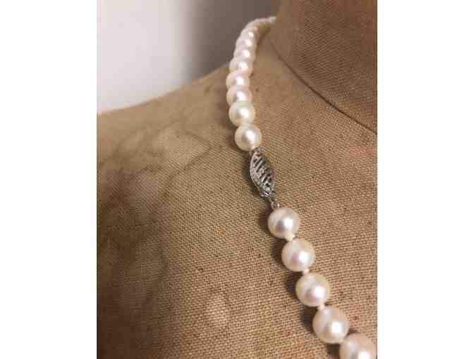 3 Piece Cultured Pearl Set - Necklace, Bracelet, & Earrings