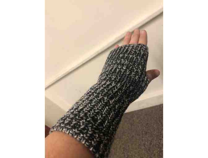 Rebecca Minkoff Marled Beanie & Armwarmer Set